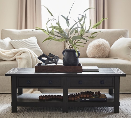 Pottery barn benchwright coffee clearance table