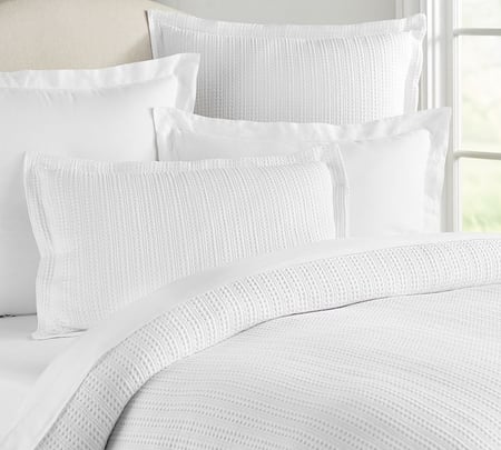 Honeycomb duvet discount pottery barn