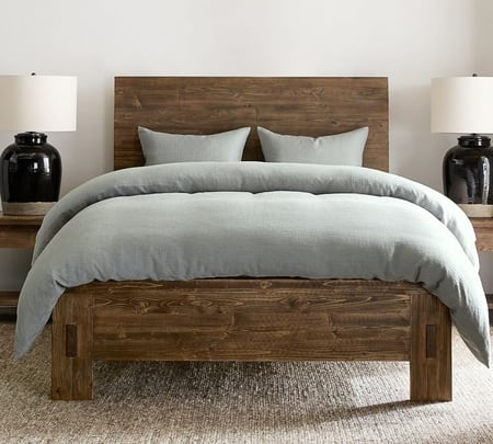 Emmerson reclaimed wood shop bed